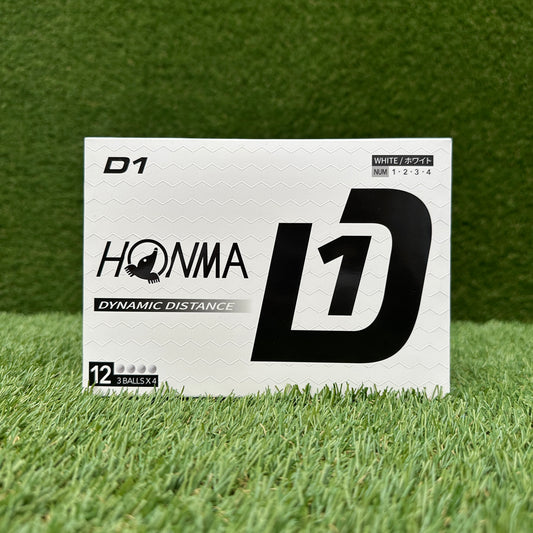 Honma D1 2025 Golf Ball White (1 Dozen)